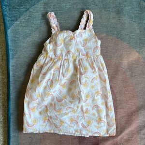 Cynthia Rowley Rainbow and Sun Print Kids Dress